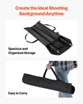 Backdrop Stand 298x300cm Adjustable Photo Studio Kit Heavy Duty