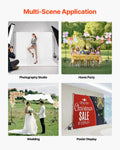 Backdrop Stand 198x300cm Adjustable Photo Video Studio Heavy Duty