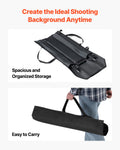 Backdrop Stand 198x300cm Adjustable Photo Video Studio Heavy Duty