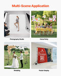 Backdrop Stand 213x300cm Adjustable Photo Studio Kit 3 Crossbars