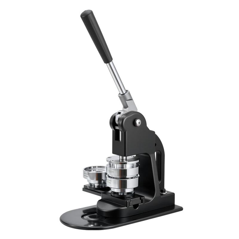 Button Maker Machine 58mm Pin Maker 500pcs Parts DIY Badges Black
