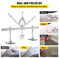 Dent Pull Lever Bar Kit Fit for Both Aluminum and Steel Dent Pulling (43INCH/1100MM)