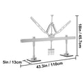 Dent Pull Lever Bar Kit Fit for Both Aluminum and Steel Dent Pulling (43INCH/1100MM)