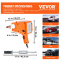 Stud Welder Kit 1600A 220V Dent Repair Auto Body Spot Welder