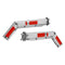 Stainless Steel Mud Flap Hangers 63.5mm Bolt Spacing Semi Truck 1 Pair