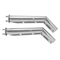 Stainless Steel Mud Flap Hangers 63.5mm Bolt Spacing Semi Truck 1 Pair