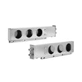 Stainless Steel Mud Flap Hangers with Light Cutouts, 2-1/2
