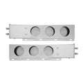 Stainless Steel Mud Flap Hangers with Light Cutouts, 2-1/2