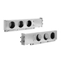 Stainless Steel Mud Flap Hangers with Light Cutouts, 2-1/2