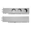 Stainless Steel Mud Flap Hangers with Light Cutouts, 2-1/2