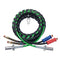 12FT Semi Truck Air Lines Kit 7-Way Plug ABS Power Line Hose
