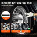 Axle Cover Combo Kit ABS Lug Nut Covers with Tools