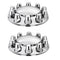 Front Axle Cover Combo Kit ABS Lug Nut Covers Tools