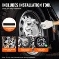 Front Axle Cover Combo Kit ABS Lug Nut Covers Tools