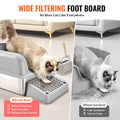 Stainless Steel Cat Litter Box XL 152mm Deep Enclosed Odour-Free