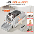 Stainless Steel Cat Litter Box XL 152mm Deep Enclosed Odour-Free