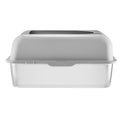 Stainless Steel Cat Litter Box XL 152mm Deep Enclosed Odour-Free