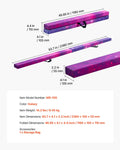 8FT Folding Balance Beam Gymnastics Training Equipment Kids 136KG