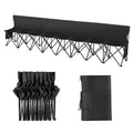 8 Seat Portable Folding Sport Bench Outdoor Camping Chair with Carry Bag