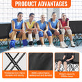 8 Seat Portable Folding Bench Outdoor Camping Chair Carry Bag
