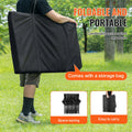 8 Seat Portable Folding Bench Outdoor Camping Chair Carry Bag