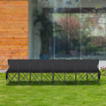 8 Seat Portable Folding Bench Outdoor Camping Chair Carry Bag