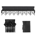 8 Seat Portable Folding Bench Outdoor Camping Chair Carry Bag