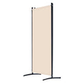 4 Panel Room Divider Folding Privacy Screen Partition Beige