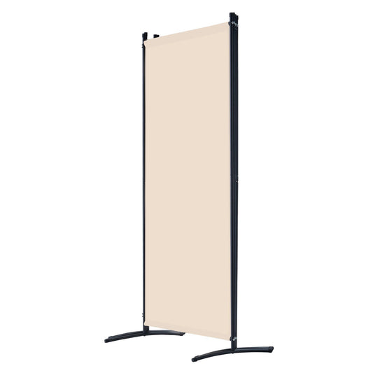 4 Panel Room Divider Folding Privacy Screen Partition Beige
