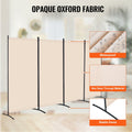 4 Panel Room Divider Folding Privacy Screen Partition Beige