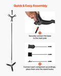 Fireplace Tool Set 4 Piece Wrought Iron Black Indoor Outdoor Fire