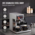 12 Cup Commercial Drip Coffee Maker 3 Glass Carafes 3 Warmers