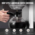 12 Cup Commercial Drip Coffee Maker 3 Glass Carafes 3 Warmers