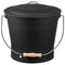 Ash Bucket 4 Piece Set 9.8L Metal Fireplace Wood Stove Fire Pit