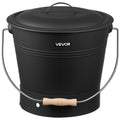 Ash Bucket 4 Piece Set 9.8L Metal Fireplace Wood Stove Fire Pit