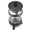 VEVOR French Press Coffee Maker 1L Borosilicate Glass Stainless Steel