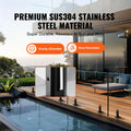 Glass Clamp, 10 PCS Square Glass Railing Bracket for 0.31 