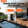 Glass Clamp 10PCS Square Railing Bracket 304 Stainless Steel Tempered