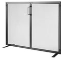 Fireplace Screen 1 Panel Door 990x780mm Iron Mesh Spark Guard