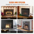 Fireplace Screen Single Panel 906x720mm Iron Mesh Spark Guard