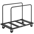 Drywall Cart Dolly 816kg Steel Panel Truck 12.5mm Swivel Casters