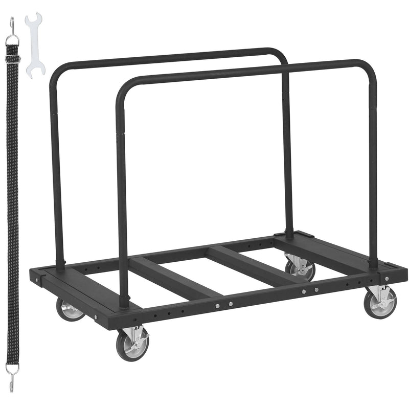 Drywall Cart, 1800 LBS Panel Dolly Cart with 45.28