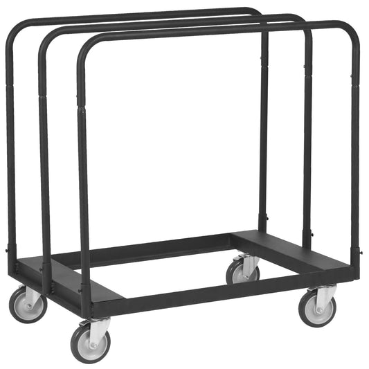Drywall Cart 1500kg Panel Dolly 36" x 24" Deck 5" Wheels