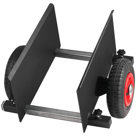 Panel Dolly, 600LBS Capacity Slab Dolly, Heavy-duty Drywall Mover with 8" Pneumatic Wheels, Adjustable Clamp Panel Cart for Drywall Sheet, Material Handling, All Terrain Moving Cart