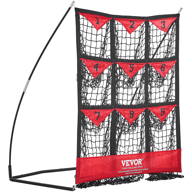 9 Hole Baseball Softball Pitching Net 49