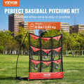 9 Hole Baseball Softball Pitching Net 49