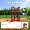 9 Hole Baseball Softball Pitching Net 49