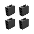 Glass Clamp, 40 PCS Square Glass Railing Bracket for 0.31 