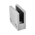 Glass Clamp 4pc Square Stainless Steel Railing Bracket 8-12mm