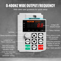 VFD 7.5KW 10HP 1 Phase to 3 Phase 220V-240V Variable Frequency Drive